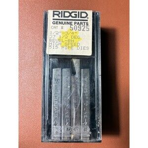 Ridgid 50925 1/2" -3/4" 37 1/2 DEG (RH) High Speed Alloy Steel 515 Pipe Dies